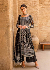 Gulaal Embroidered Chiffon Unstitched 3 Piece Suit - 07